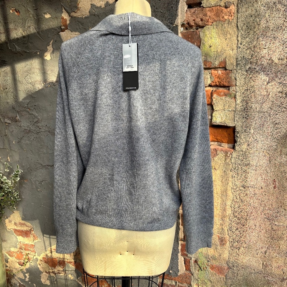 MINNIE ROSE Collared Cashmere Sweater - Picture 4 of 8